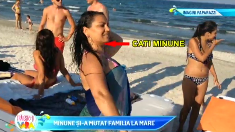 Minune si-a mutat familia la mare