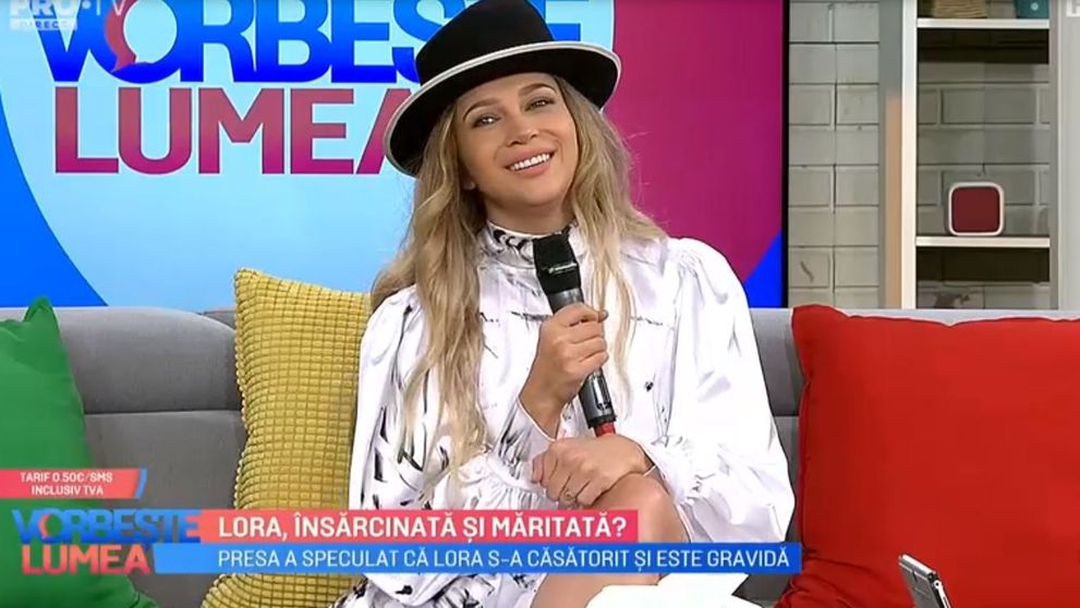 VIDEO: Lora, dezvăluiri în platoul Vorbește Lumea. Este însărcinată?