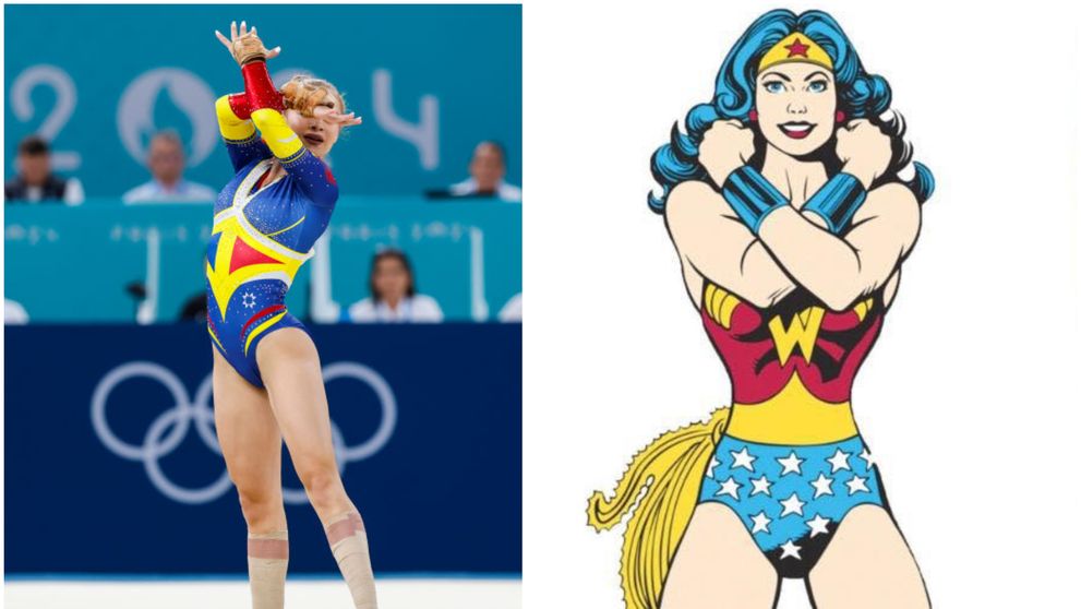 Costumele naționalei de gimnastică a României, inspirate de Wonder Woman și de Nadia Comăneci: 