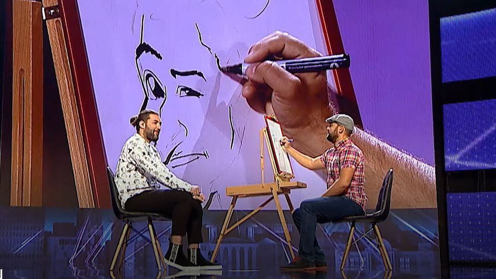 Dani Dumitru, desenatorul de la Românii au talent: Nu mi-am închipuit că Smiley poate să arate ca Donald Rățoiul cu barbă