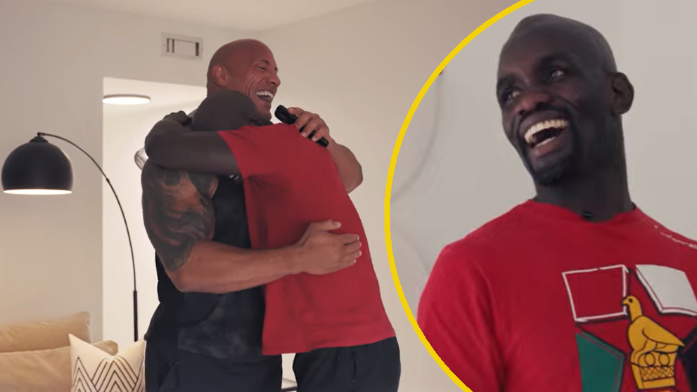 VIDEO Dwayne Johnson a făcut cadou propriul apartament unui luptător UFC care dormea pe canapea, la sală