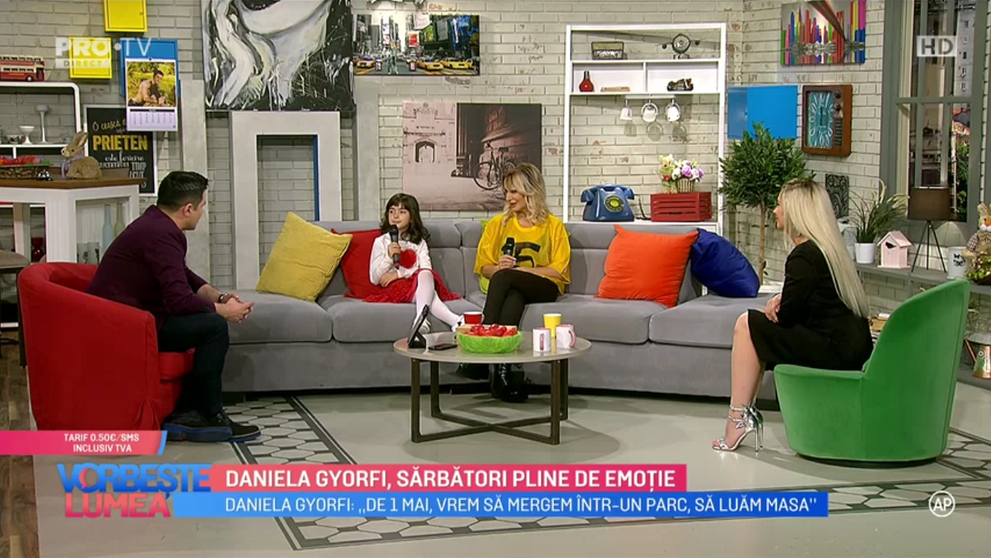 VIDEO Daniela Gyorfi, sărbători pline de emoție