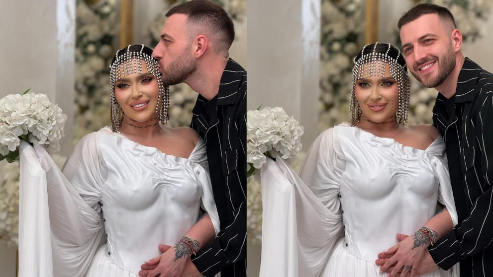 Oana Radu, adevărul despre fotografiile în care apare în rochie albă. A făcut sau nu nunta cu Șerban Balaban: „Avem și buchet și tot ce trebuie”