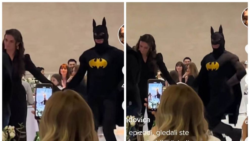 Un video cu Batman jucând hora la o nuntă face senzație pe net: “Batman după o lună în Balkani”