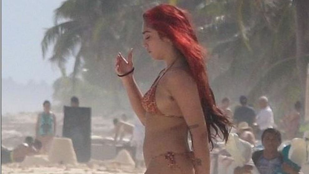 Lourdes Leon, apariție incendiară la plajă. Fiica Madonnei a făcut senzație într-un costum de baie minuscul