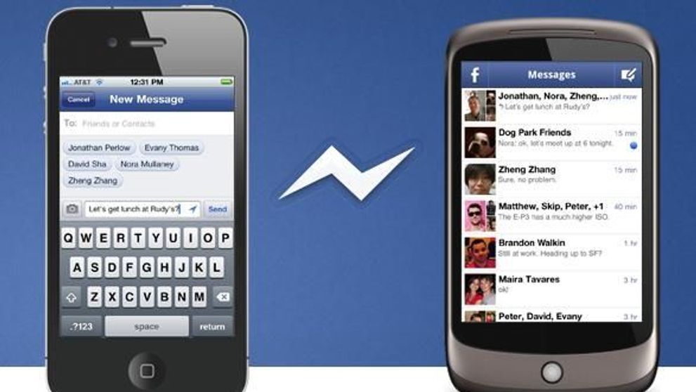 Facebook lanseaza o aplicatie de messenger pentru telefoane mobile
