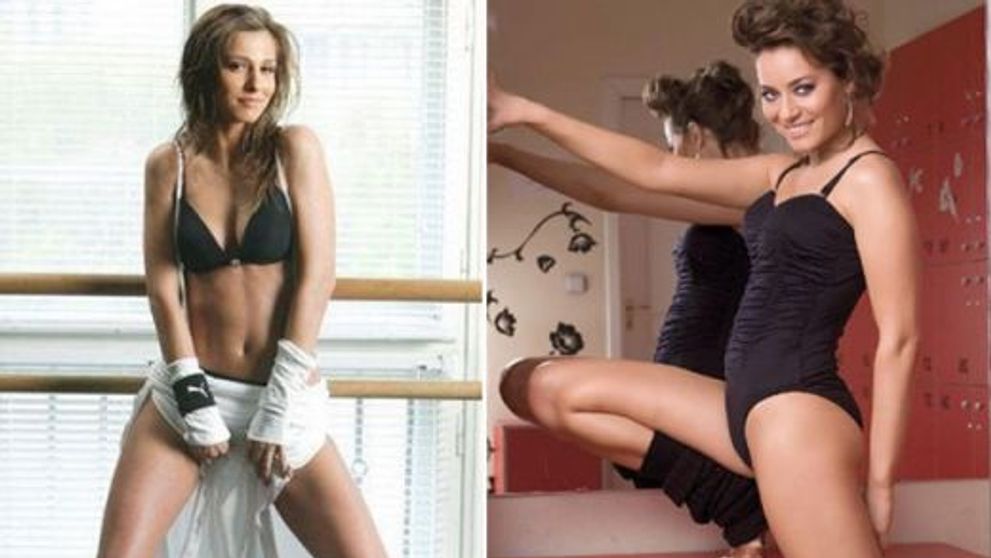 Sexy - Flexi, ultima fita in materie de aerobic, le-a cucerit si pe vedete! Dana Rogoz si Laura Cosoi sunt fane!