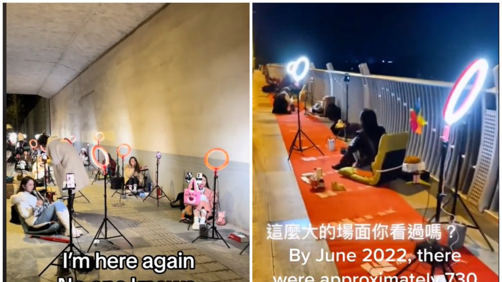 Motivul bizar pentru care mii de influenceri chinezi au ajuns să doarmă în stradă. Nebunia TikTok a atins cote maxime