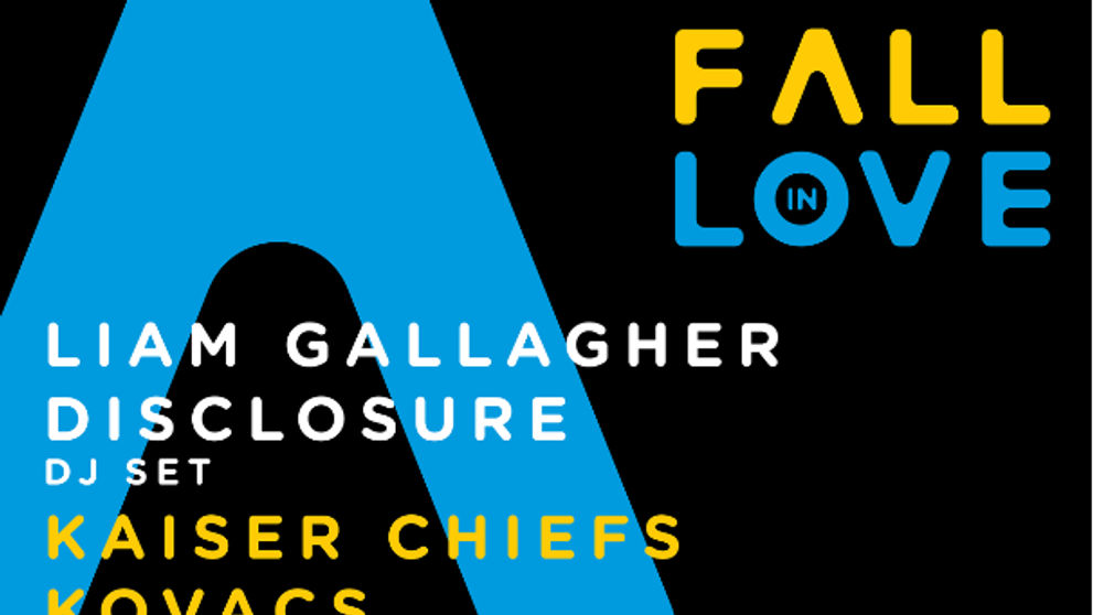 Fall in Love Festival prezintă: Liam Gallagher, Disclosure Dj set, Kaiser Chiefs, Kovacs, Șuie Paparude și FiRMA