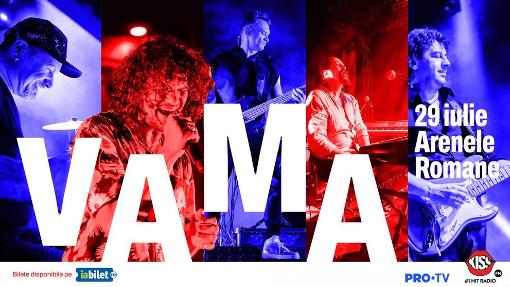 Vama la Arenele Romane – concert extraordinar pe 29 iulie
