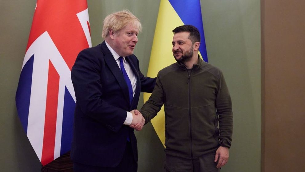 Ce a mâncat Boris Johnson în timpul vizitei-surpriză de la Kiev