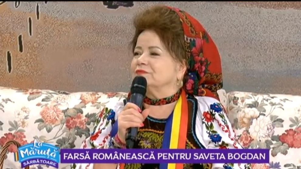 VIDEO Saveta Bogdan ne-a cântat și încântat de 1 decembrie