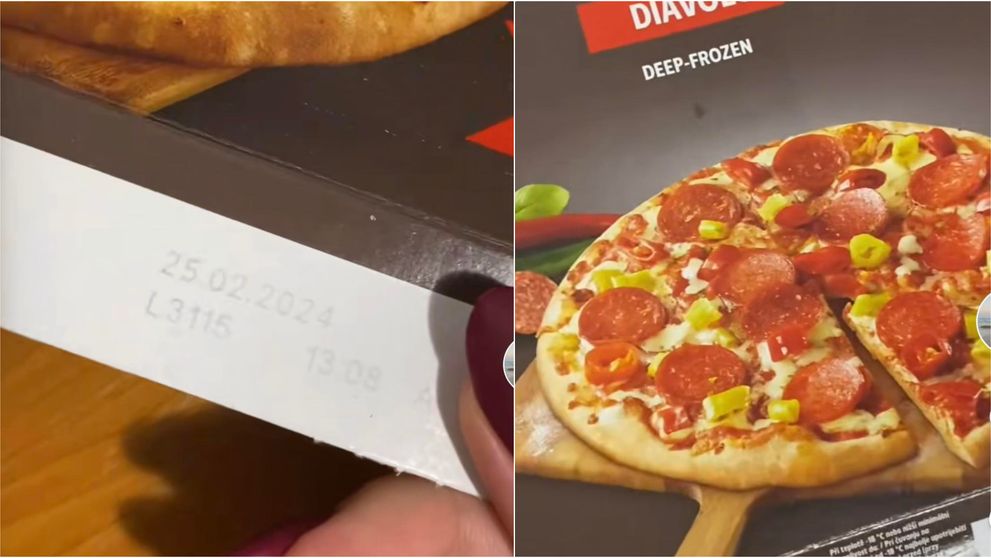 Imagini VIRALE. Ce a putut găsi o femeie în cutia de pizza congelată pe care a cumpărat-o dintr-un hipermarket celebru în România
