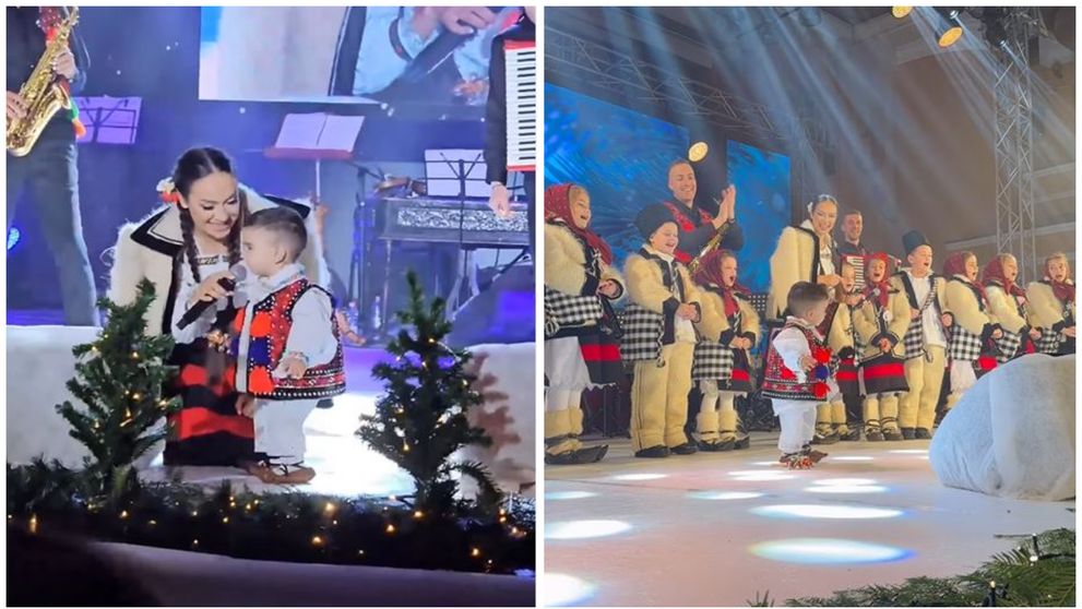 Vlăduța Lupău, pentru prima oară pe scenă alături de fiul ei, Iair! Imaginile care au topit inimile internauților: „A fost senzația spectacolului!”