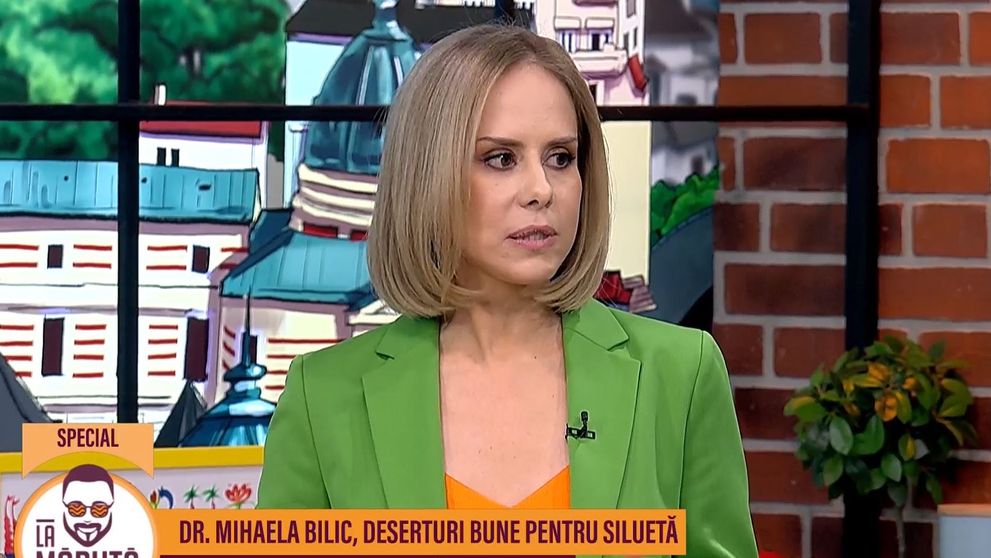 Dr. Mihaela Bilic, deserturi bune pentru siluetă! Ce recomandări face