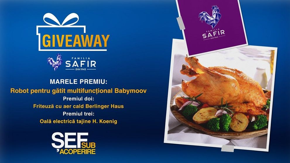 GIVEAWAY SĂPTĂMÂNAL | Răspunde la întrebarea de concurs și câștigă electrocasnice pentru bucătăria ta!