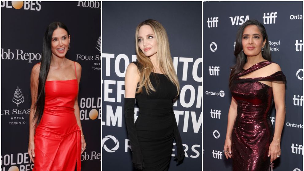 În urma cu 25 de ani străluceau pe covorul roșu, iar acum, la 50-60 de ani, strălucesc și mai tare! Angelina, Salma și Demi, spectaculoase la Toronto