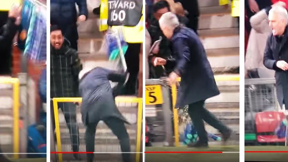 Jose Mourinho a luat-o razna. Imaginile care i-au lăsat pe toți fără cuvinte