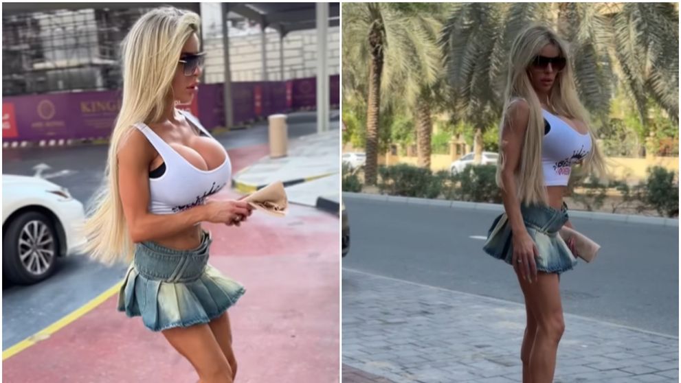 Când apare ea pe stradă, se oprește circulația! Influencerița care nu poate trece neobservată