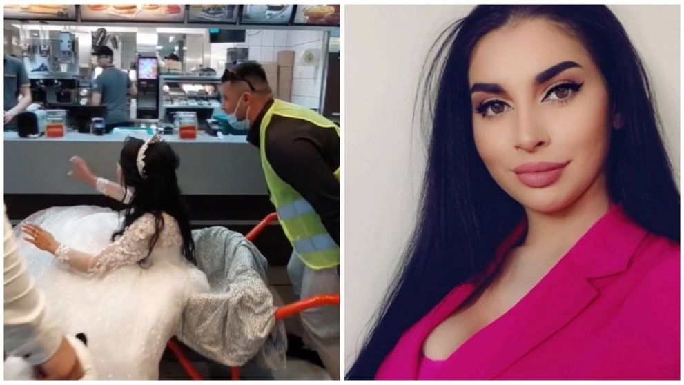 O mireasă din Iași a fost furată de la nuntă și plimbată cu roaba până la McDonalds. „Un moment pe care nu-l va uita niciodată”