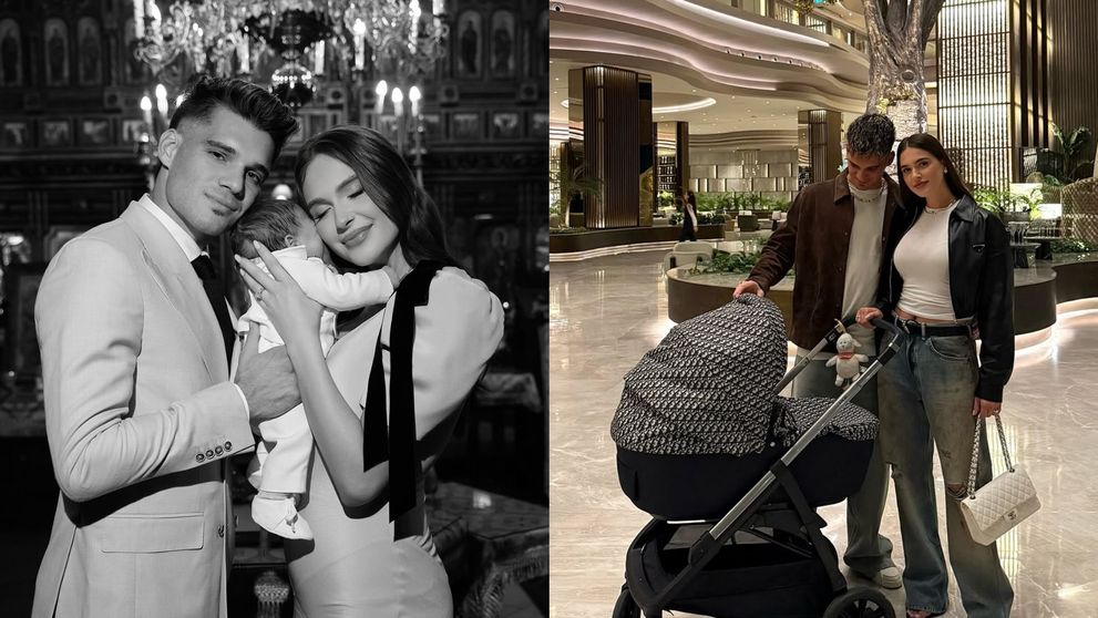 Ce mare a crescut fiul lui Ianis Hagi! Cum arată Giorgios la 7 luni. Elena a publicat o imagine rară cu moștenitorul familiei