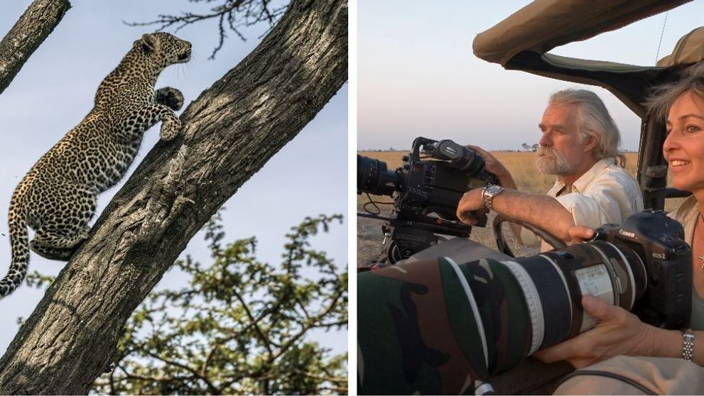 EXCLUSIV: Soții Joubert, exploratori și ecologiști faimoși, povestesc cum e să trăiești ani de zile alături de...leoparzi