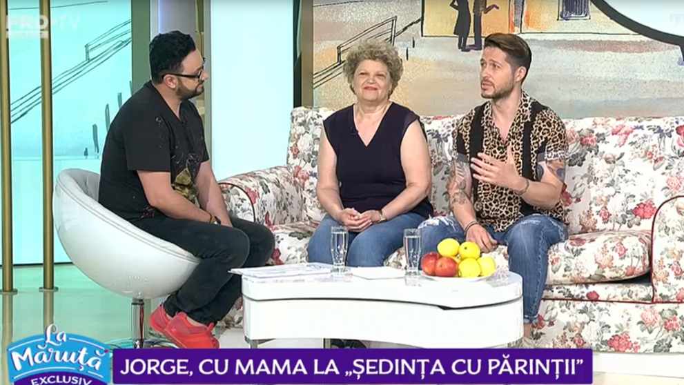 VIDEO Jorge, cu mama la 