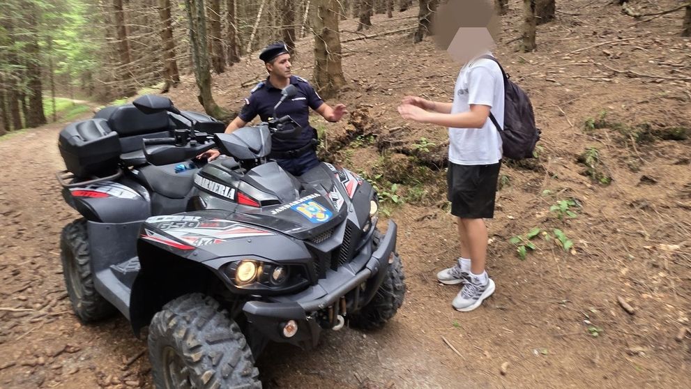 Tânăr plecat singur în drumeţie către Vârful Postăvaru, alergat de urs. Cum a scăpat nevătămat