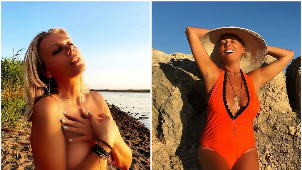 Nici când lucra ca model pentru Zina Dumitrescu nu era atât de provocatoare! Dana Săvuică, imagini incendiare la 54 de ani