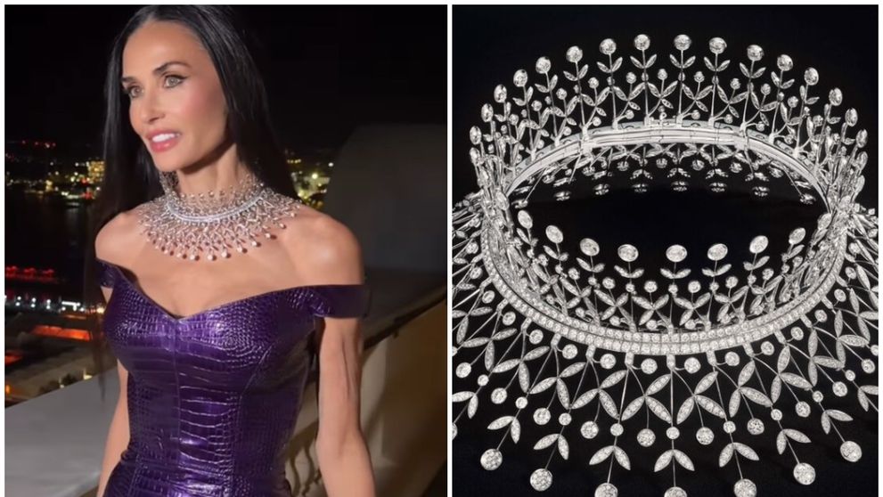 Colierul „Le Col” purtat de Demi Moore la Cannes 2026 ascunde un secret: mecanismul de prindere este considerat o capodoperă