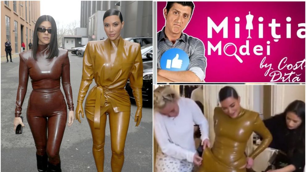 Miliția Modei by Costi Diță: Kim Kardashian zici că s-a îmbrăcat într-un prezervativ