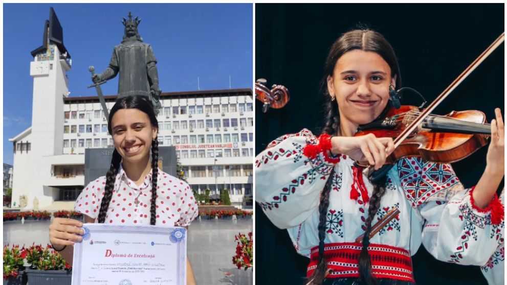 Simona Beșleagă, elevă de nota zece! Fosta concurentă de la Românii au talent a primit o diplomă de excelență la finalul clasei a X-a