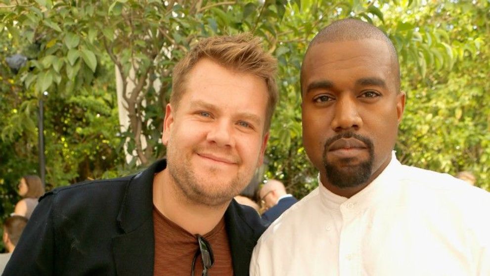 Kanye West, în război cu James Corden. Ce gest al rapperului l-a supărat pe entertainer