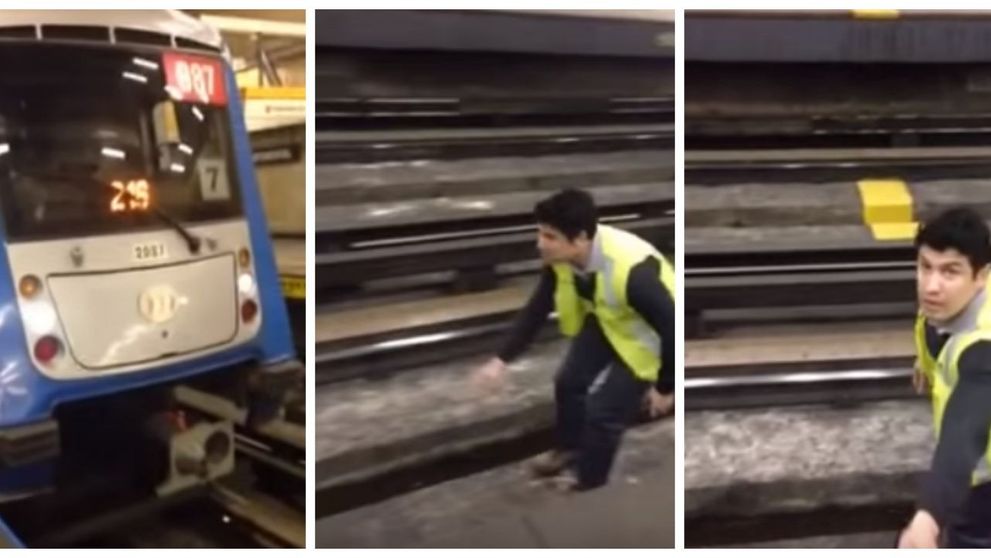 Conductorul de metrou a oprit trenul brusc. Gestul pe care l-a facut apoi l-a transformat intr-un erou