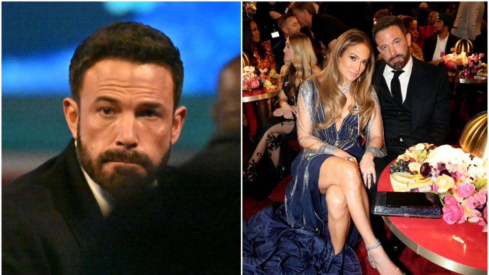 Ben Affleck, din nou de râsul internetului. Actorul, plictisit de moarte alături de Jennifer Lopez la Premiile Grammy