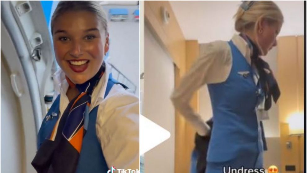 Dezvăluirile unei stewardese. Clipul în care arată ce face în camera de hotel, viral pe TikTok