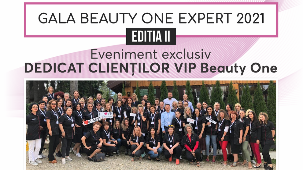 Gala Beauty One Expert 2021 va avea loc în perioada 3-5 octombrie, la Poiana Brașov