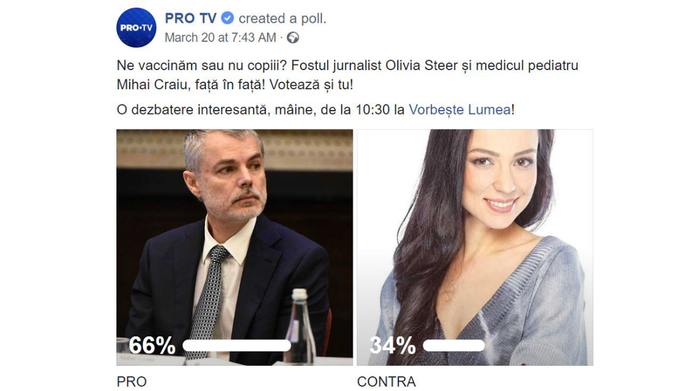 Ce reacții a stârnit pe net discuția din Olivia Steer și dr. Mihai Craiu: ”Genială dezbaterea!”