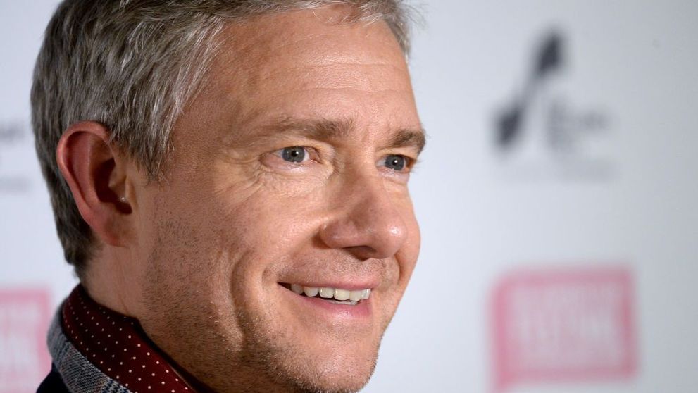 Cum arată iubita lui Martin Freeman, cu 21 de ani mai tânără decât el