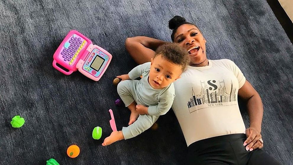 Fiica Serenei Williams împlinește un an. Alexis Olympia a venit pe lume cu complicații