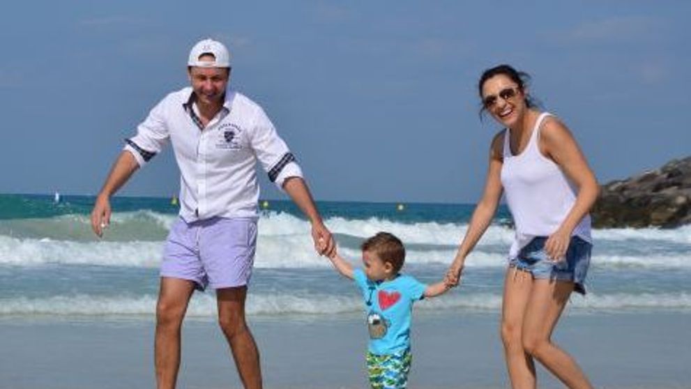 Andra si Catalin Maruta, prima vacanta in Dubai cu micutul David: FOTO