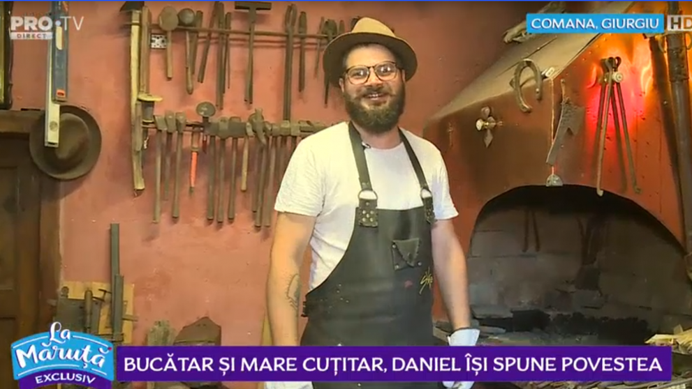 VIDEO Bucatar si mare cutitar, Daniel Isi spune povestea