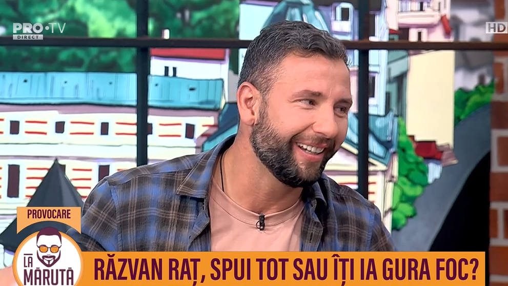 Răzvan Raț a acceptat provocarea sosurilor picante de La Măruță