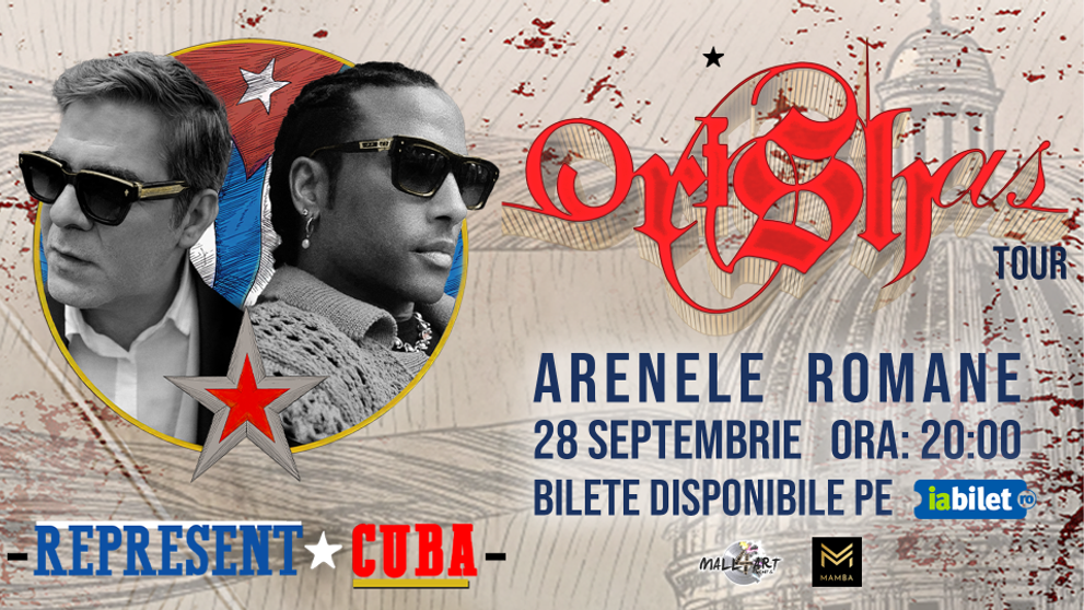 Bucureștiul vibrează pe ritmuri latino și hip-hop cubanez:  trupa Orishas concertează, în premieră națională,  pe 28 septembrie, la Arenele Romane