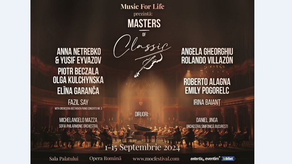 Cea mai mare soprană a lumii vine pentru prima dată în România! Prima ediție a festivalului „Masters Of Classic” reunește cele mai mari voci de operă internaționale