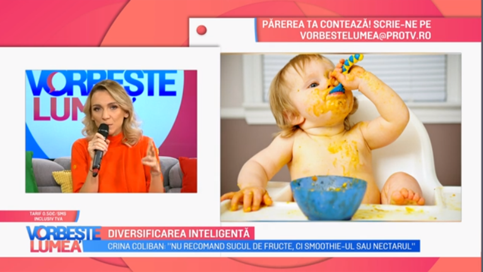 VIDEO Crina Coliban ne învață care este diversificarea inteligentă a alimentelor