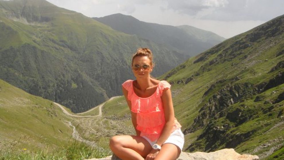 Magda Palimariu si iubitul ei, <span style=