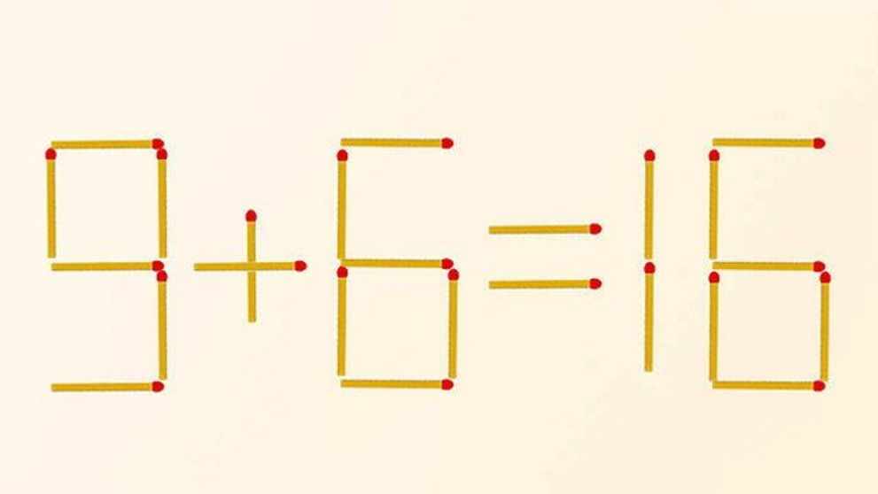 Pare simplu la prima vedere, dar multi au fost pusi in dificultate. Muta doar doua bete de chibrit pentru a rezolva ecuatia matematica