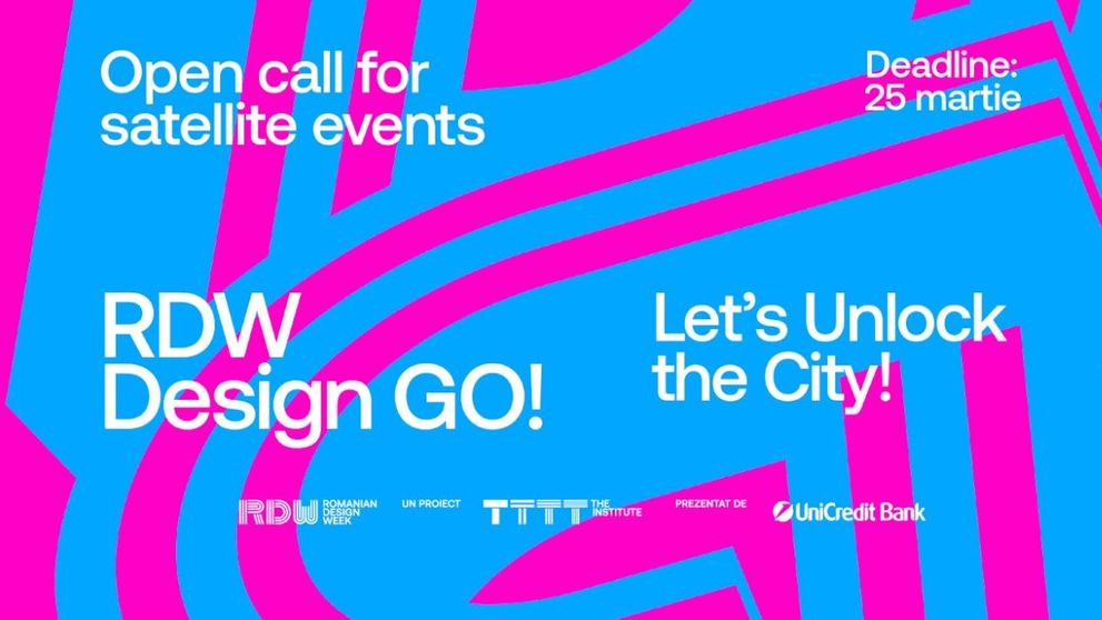 Romanian Design Week lansează apelul de înscrieri  în circuitul RDW Design GO!