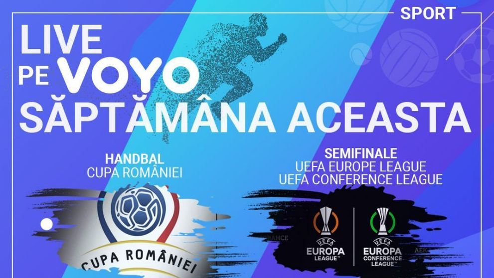 Săptămână plină de evenimente sportive pe VOYO! Juventus, Roma lui Mourinho și West Ham se luptă în cupele europene